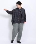 ピグメントコットンツイル　イージーパンツ