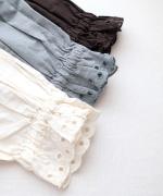 カットワークレース　ブラウス