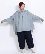 カットワークレース　ロングプルオーバー