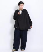 カットワークレース　ロングプルオーバー