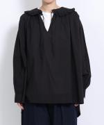 カットワークレース　ロングプルオーバー