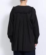 カットワークレース　ロングプルオーバー