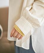 カットワークレース　ロングプルオーバー