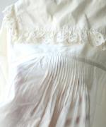 カットワークレース　ロングプルオーバー