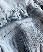 カットワークレース　ロングプルオーバー