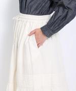 カットワークレース　スカート