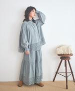 カットワークレース　スカート