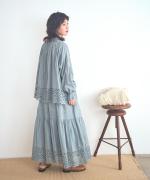 カットワークレース　スカート