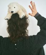 ハンド刺繍コットンモス　プルオーバー