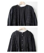 ハンド刺繍コットンモス　2wayワンピース