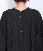 ハンド刺繍コットンモス　2wayワンピース