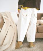 12ozコットンリネンデニム　ティンカーパンツ