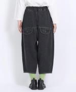 12ozコットンリネンデニム　ティンカーパンツ