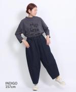 12ozコットンリネンデニム　ティンカーパンツ