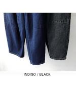 12ozコットンリネンデニム　ティンカーパンツ