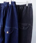 12ozコットンリネンデニム　ティンカーパンツ