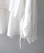 5ozコットンリネンスラブデニム　ベスト付プルオーバー