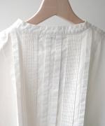 5ozコットンリネンスラブデニム　ベスト付プルオーバー