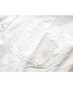 5ozコットンリネンスラブデニム　ロングシャツ