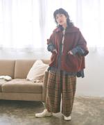 5ozコットンリネンスラブデニム　ロングシャツ