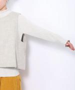 コットンウールカルゼ×ウーステッドビーバー　2wayベスト