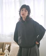 コットンウールカルゼ×ウーステッドビーバー　2wayベスト