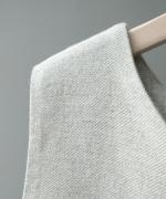 コットンウールカルゼ×ウーステッドビーバー　2wayベスト