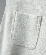 コットンウールカルゼ×ウーステッドビーバー　2wayベスト