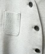 コットンウールカルゼ×ウーステッドビーバー　2wayベスト