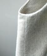 コットンウールカルゼ×ウーステッドビーバー　2wayベスト