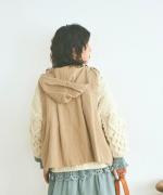 コットンヘンプバックウエポン　フードベスト