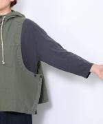 コットンヘンプバックウエポン　フードベスト