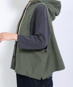 コットンヘンプバックウエポン　フードベスト