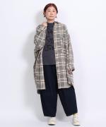 ウォームコットンチェック　シャツジャケット