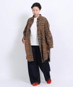 ウォームコットンチェック　シャツジャケット