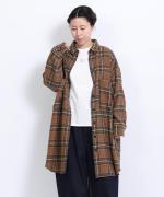 ウォームコットンチェック　シャツジャケット