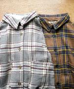 ウォームコットンチェック　シャツジャケット