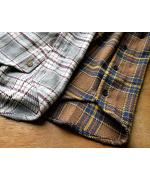 ウォームコットンチェック　シャツジャケット