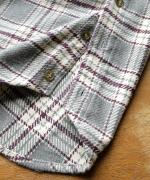 ウォームコットンチェック　シャツジャケット