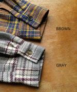 ウォームコットンチェック　シャツジャケット