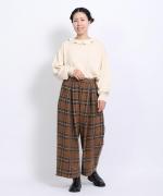 ウォームコットンチェック　パンツ