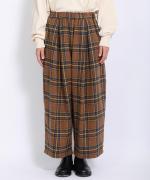 ウォームコットンチェック　パンツ
