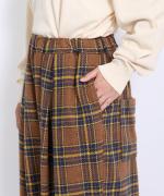 ウォームコットンチェック　パンツ