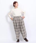 ウォームコットンチェック　パンツ
