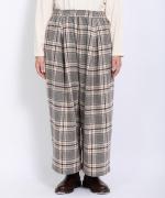 ウォームコットンチェック　パンツ