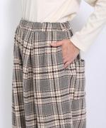 ウォームコットンチェック　パンツ