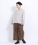 ウォームコットンチェック　パンツ