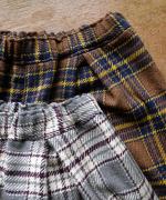 ウォームコットンチェック　パンツ