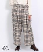 ウォームコットンチェック　パンツ