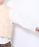 コットンサテンキルト ベスト